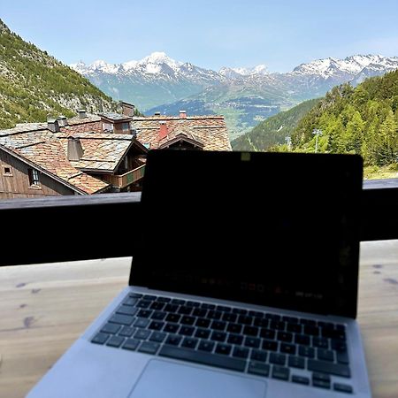 Appartement Style Chalet 5* Vue Mont-Blanc - Arc 1950 Les Arcs  ภายนอก รูปภาพ