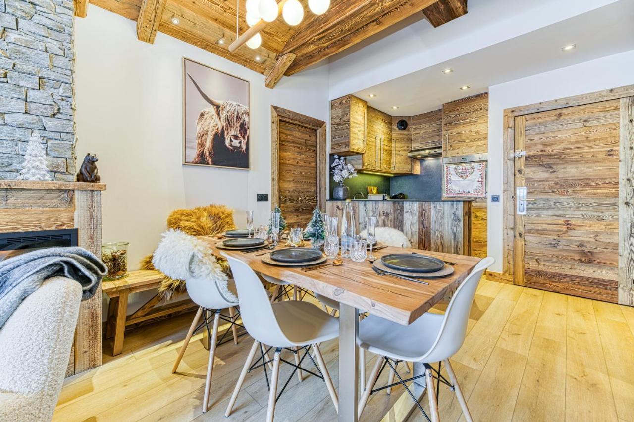 Appartement Style Chalet 5* Vue Mont-Blanc - Arc 1950 Les Arcs  ภายนอก รูปภาพ