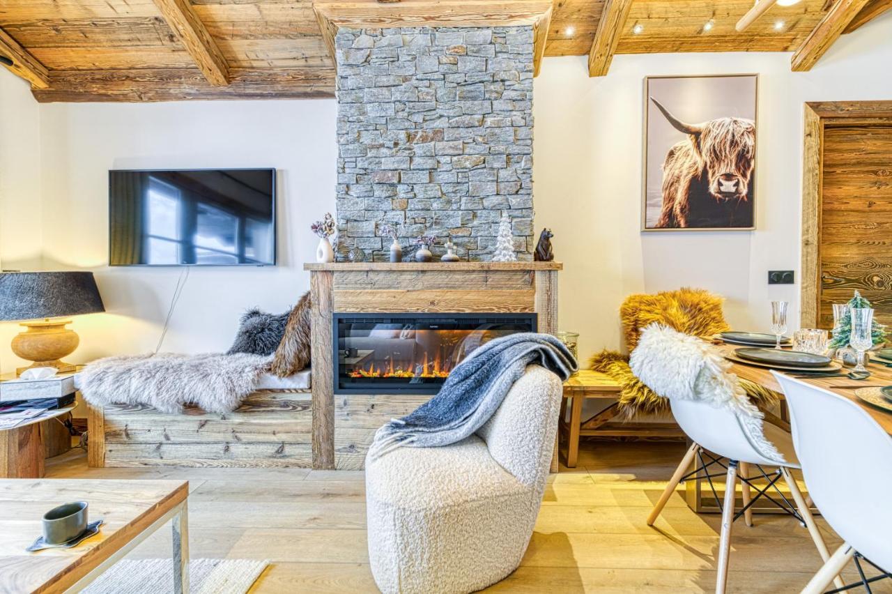 Appartement Style Chalet 5* Vue Mont-Blanc - Arc 1950 Les Arcs  ภายนอก รูปภาพ