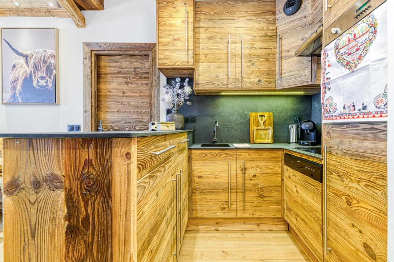 Appartement Style Chalet 5* Vue Mont-Blanc - Arc 1950 Les Arcs  ภายนอก รูปภาพ